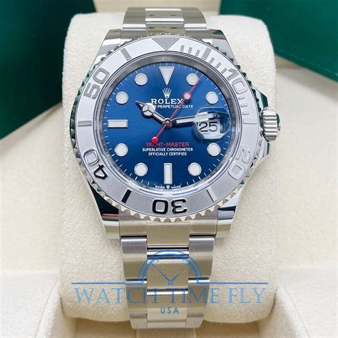 pre owned rolex yachtmaster blue dial|Rolex yacht master 16622 40mm.